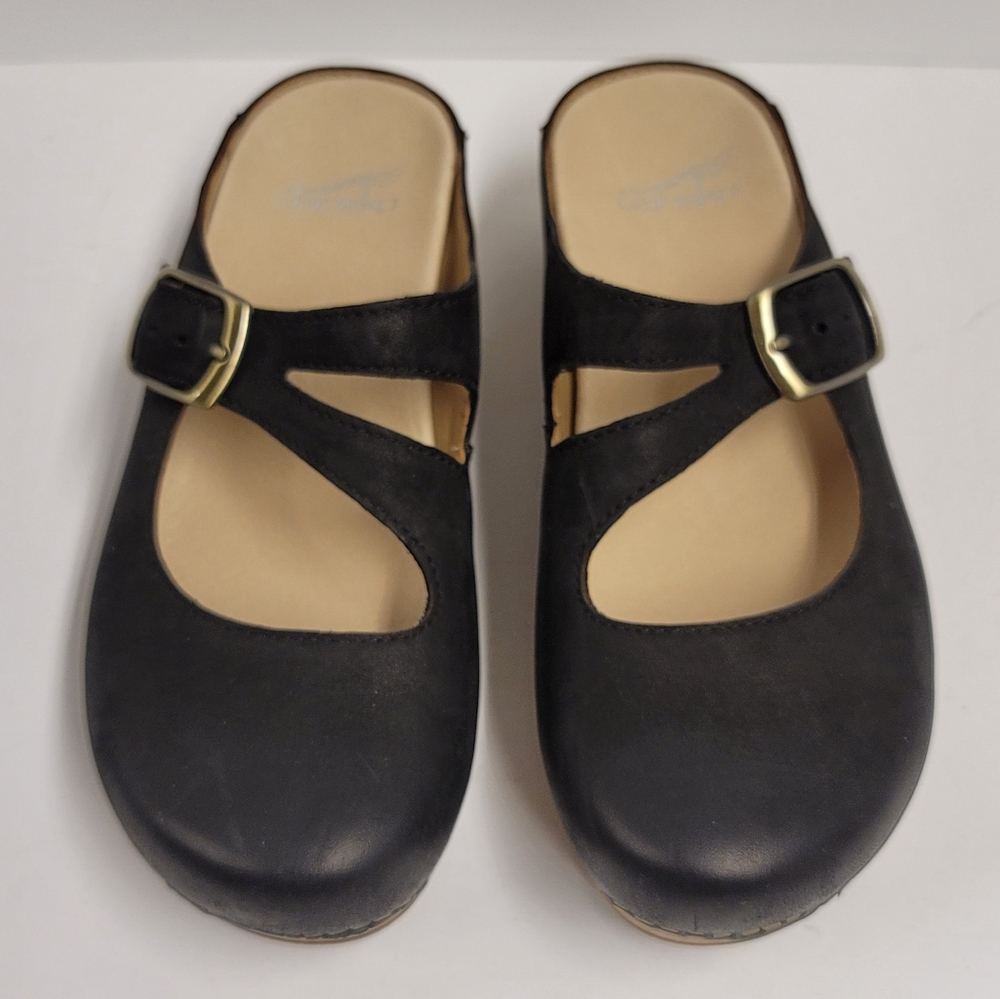 Dansko Britney Nubuck Leather Mary Janes Size 36